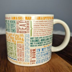 Unemployed Philosophers Guild Mug 2012 Great Literary Openings Coffee Tea 14oz